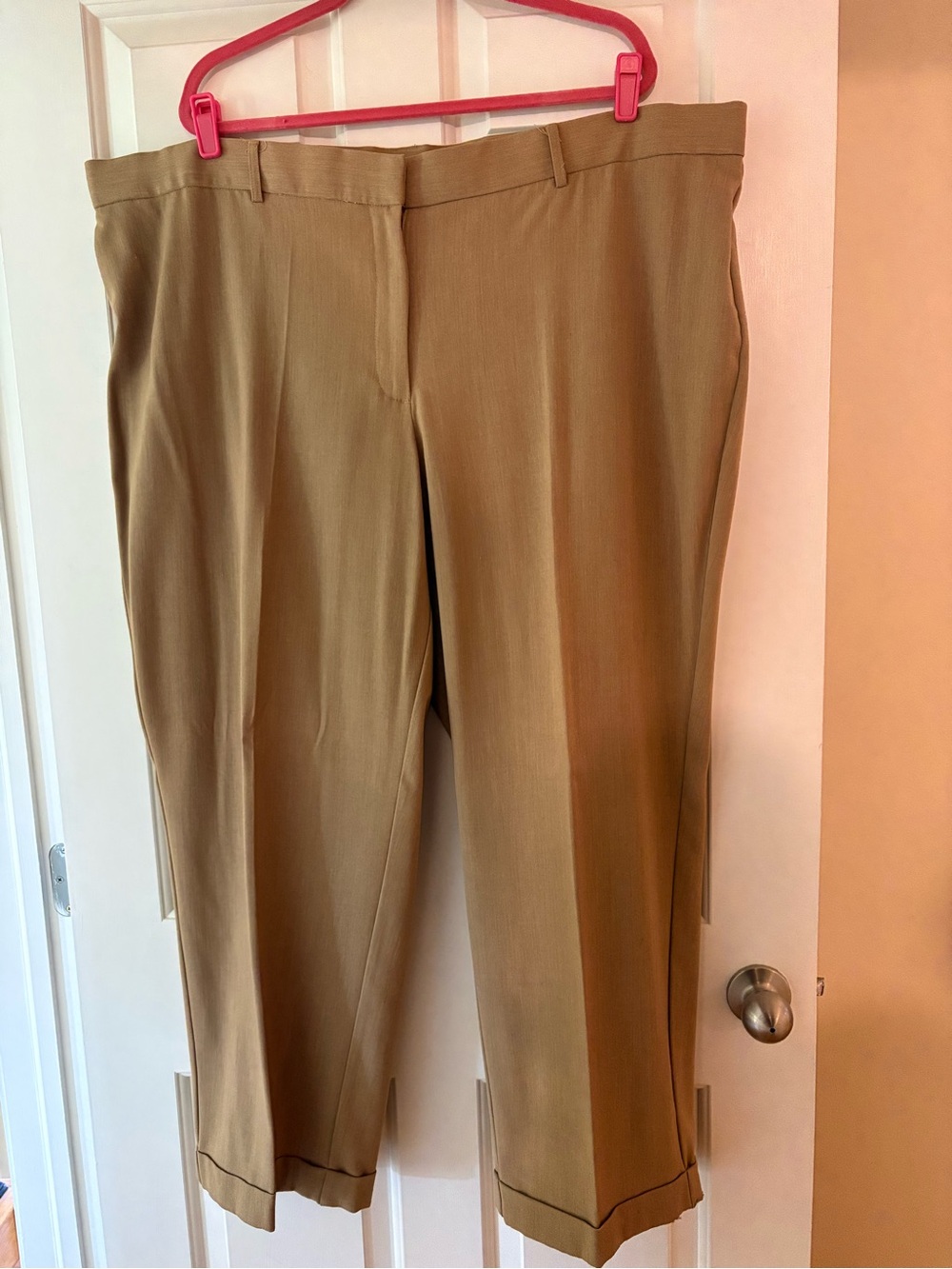 Avenue Tan Dress Pants